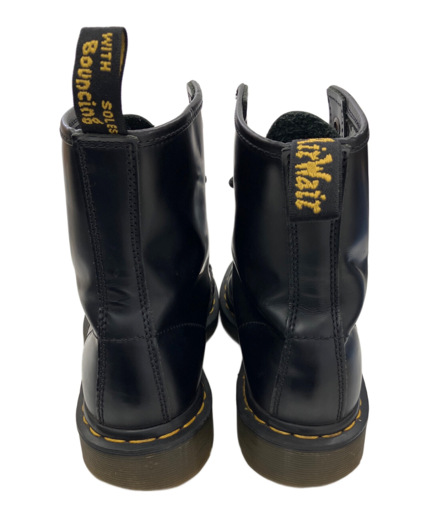 【美品】Dr.Martens ドクターマーチン 8ホールブーツ UK5 黒 タグ 中古・古着通販】Dr.Martens (ドクターマーチン) 8ホールブーツ