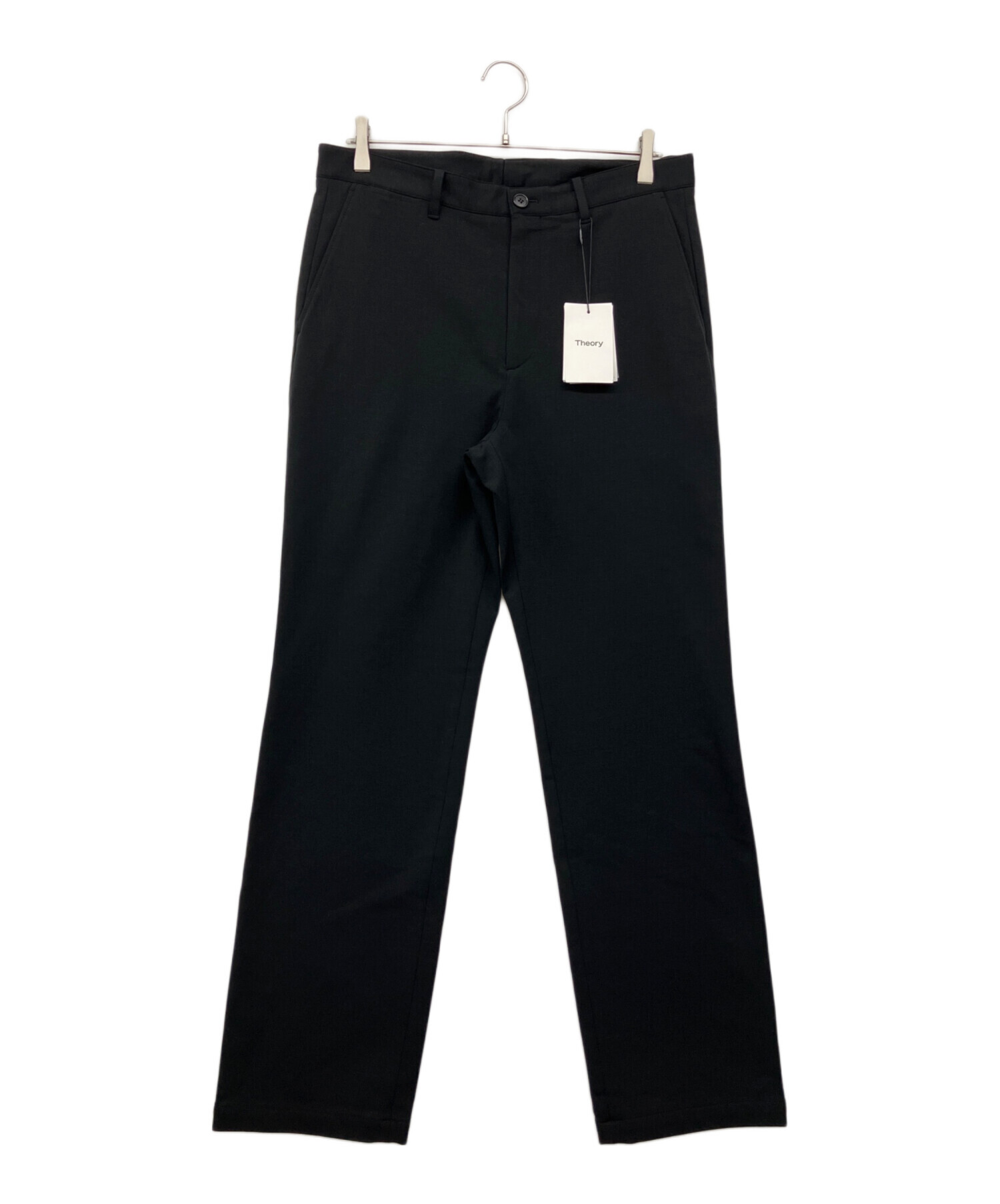 中古・古着通販】theory (セオリー) ストレートパンツ ブラック サイズ