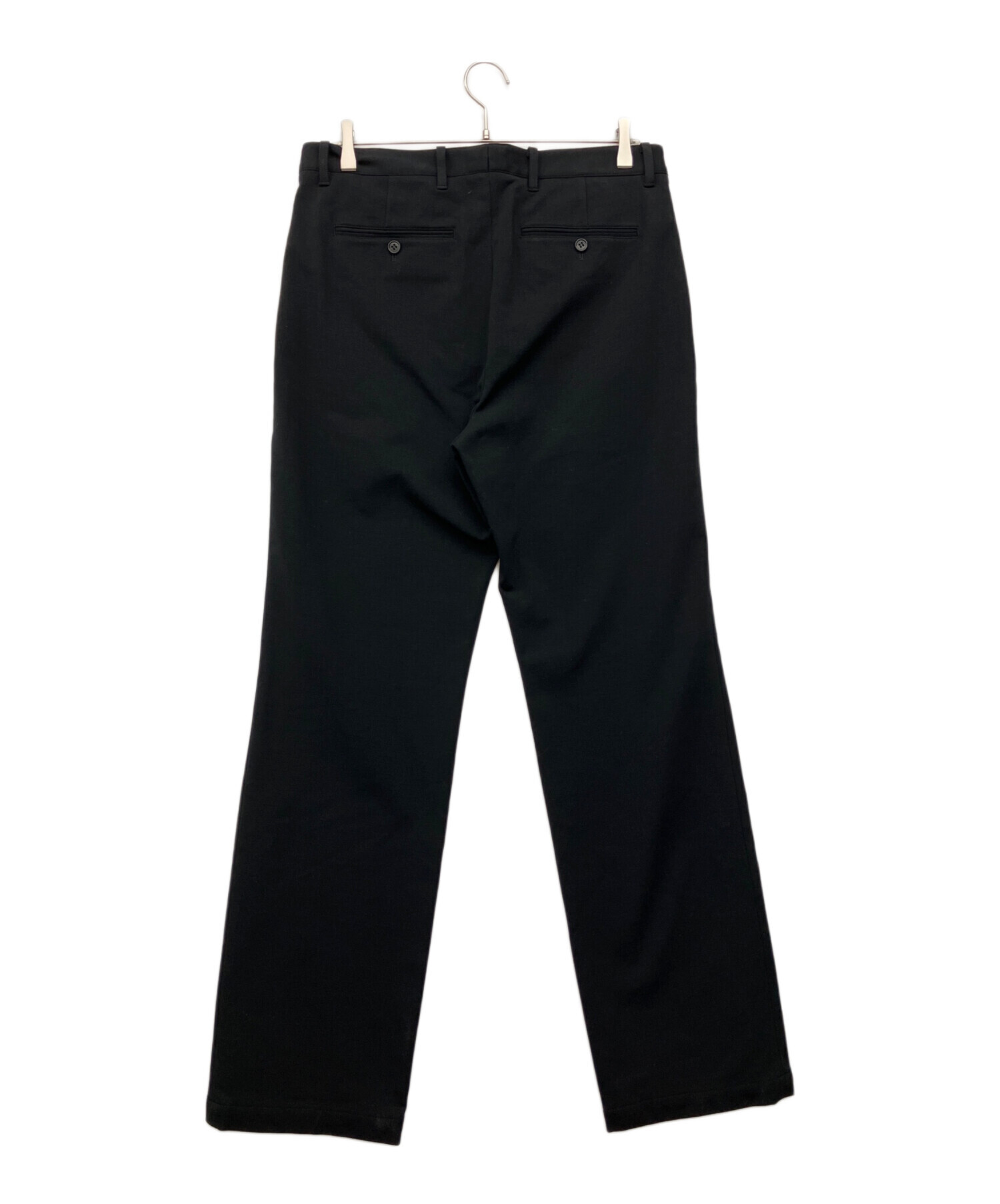 中古・古着通販】theory (セオリー) ストレートパンツ ブラック サイズ