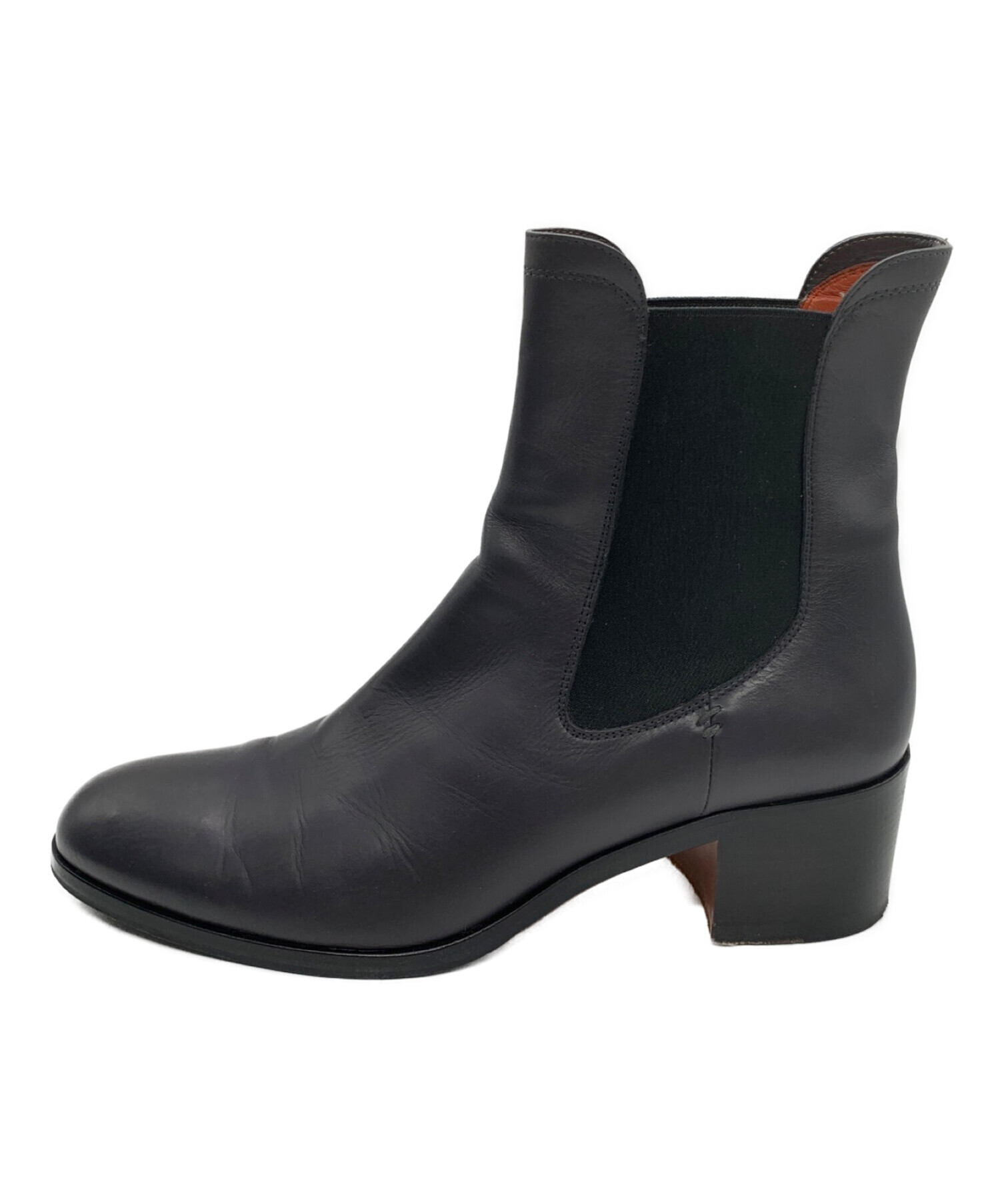 中古・古着通販】Santoni (サントーニ) サイドゴアブーツ ブラック 