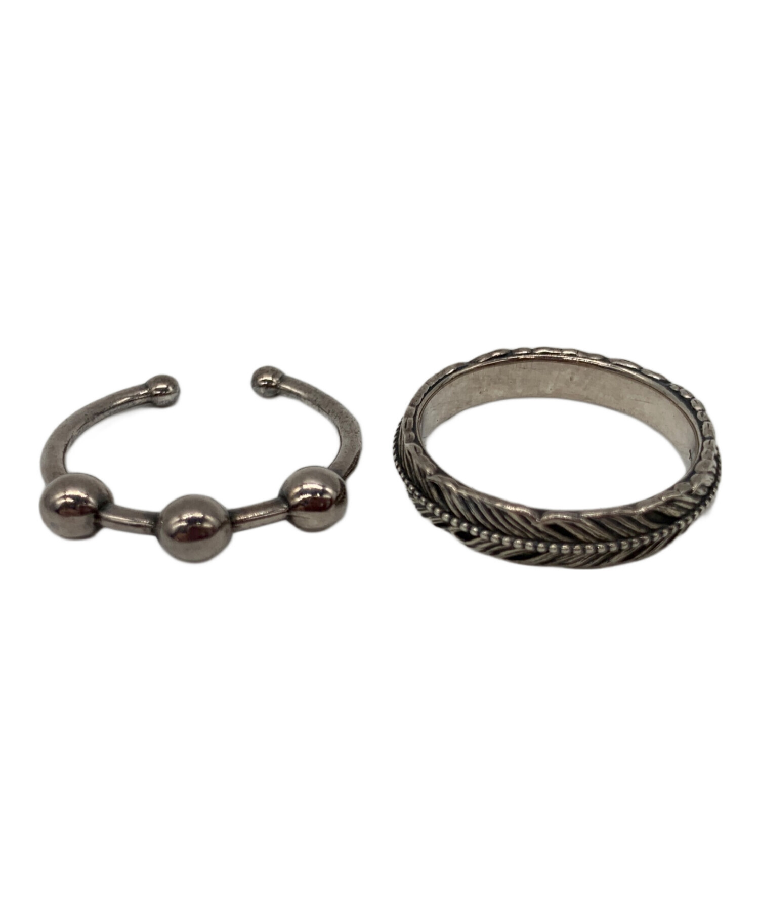 agete フェザーリング 中古・古着通販】agete (アガット) フェザーリングセット サイズ:不明