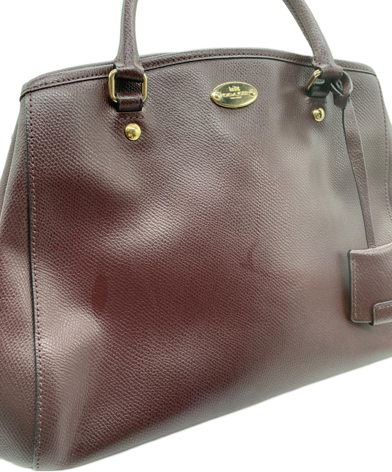 未使用品　COACH ショルダーバッグ ブラウン パープル　2way 中古・古着通販】COACH (コーチ) 2WAYショルダーバッグ パープル