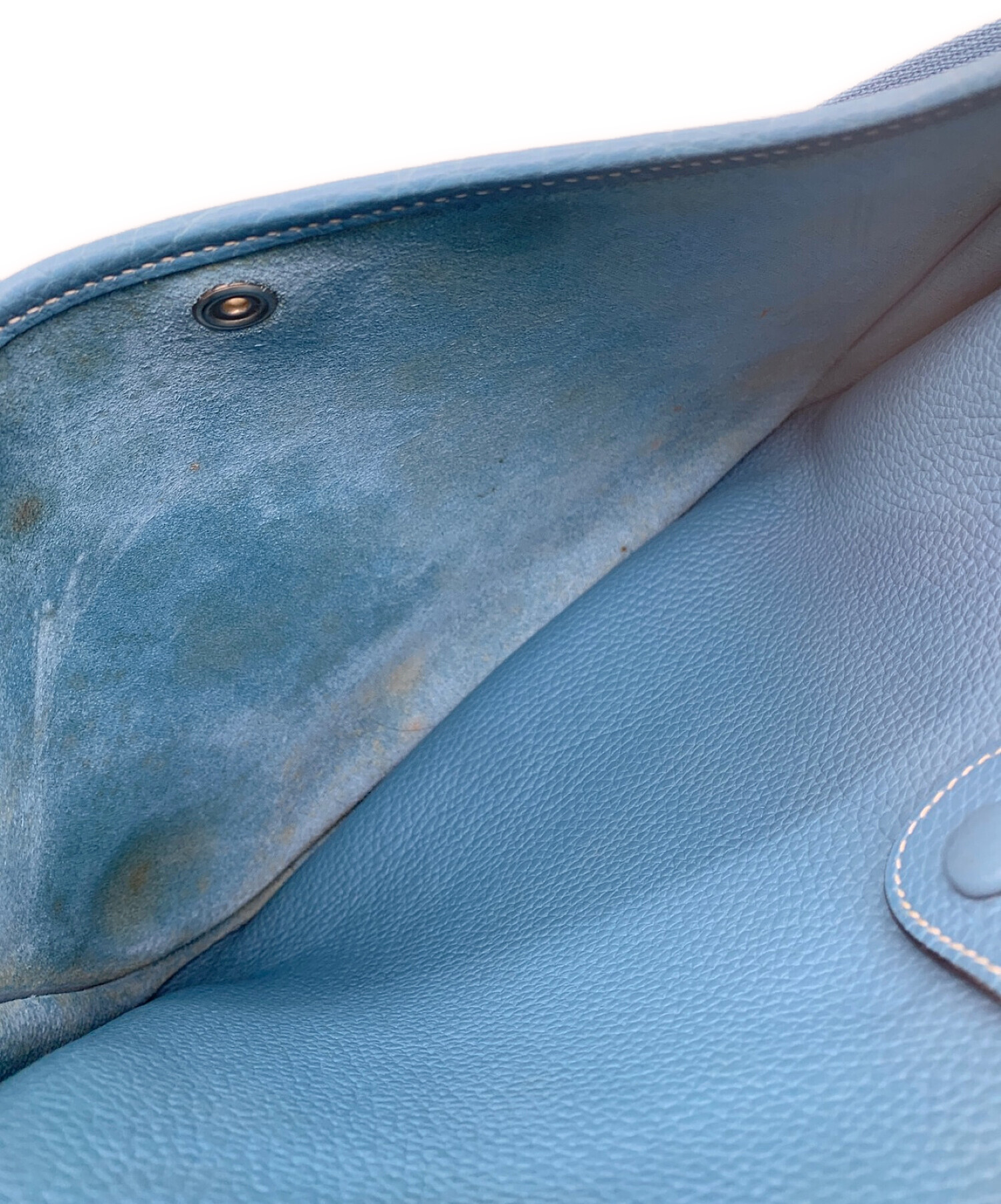 中古・古着通販】HERMES (エルメス) ショルダーバッグ スカイブルー 