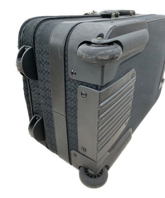 中古・古着通販】COACH (コーチ) キャリーバッグ ブラック｜ブランド