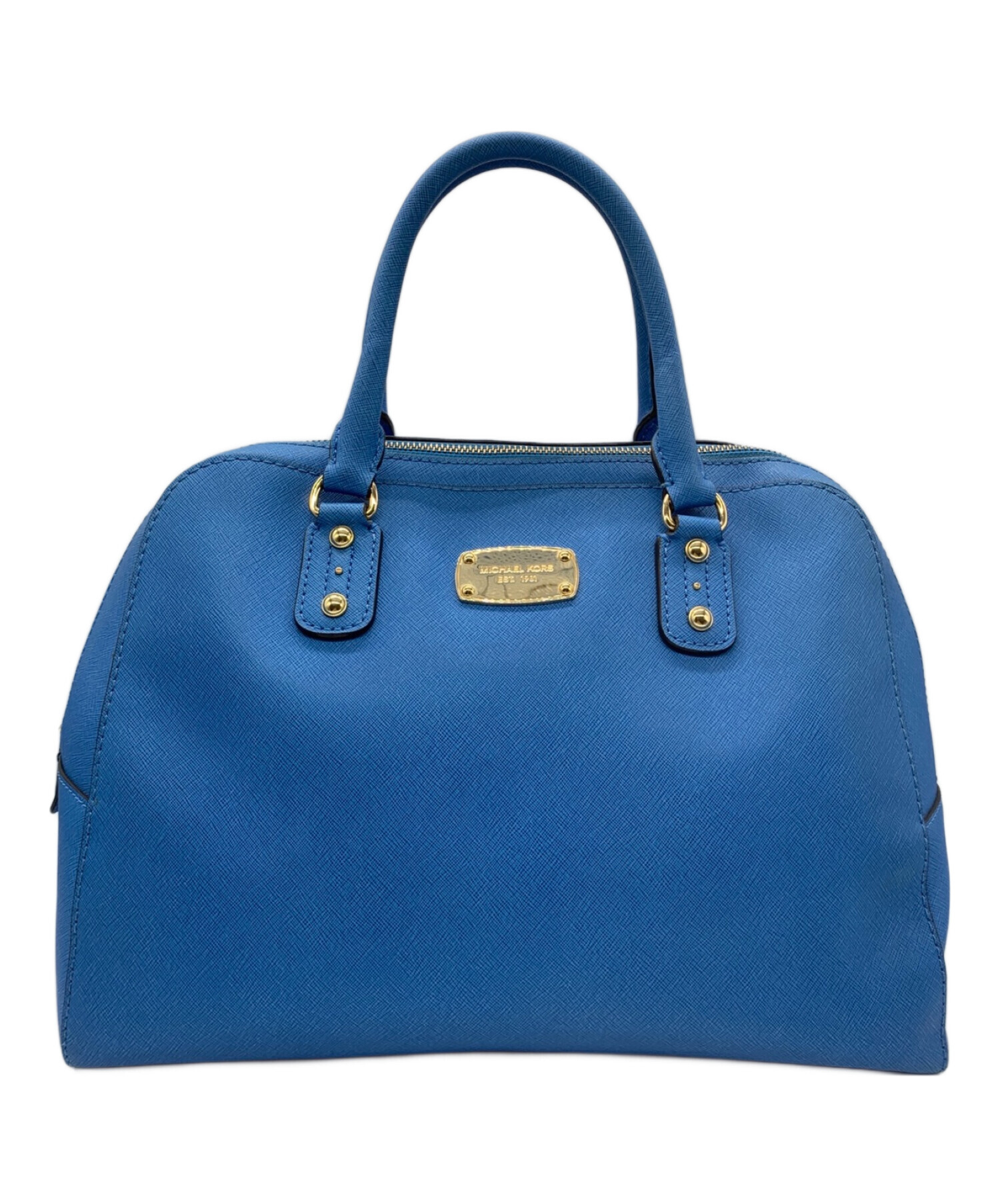 中古・古着通販】MICHAEL KORS (マイケルコース) ハンドバッグ ブルー 