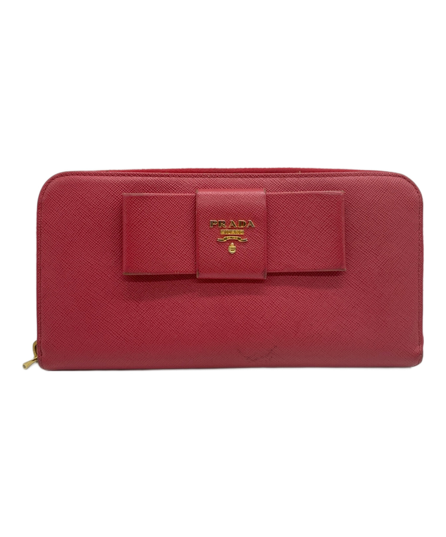 中古・古着通販】PRADA (プラダ) 長財布 ショッキングピンク｜ブランド