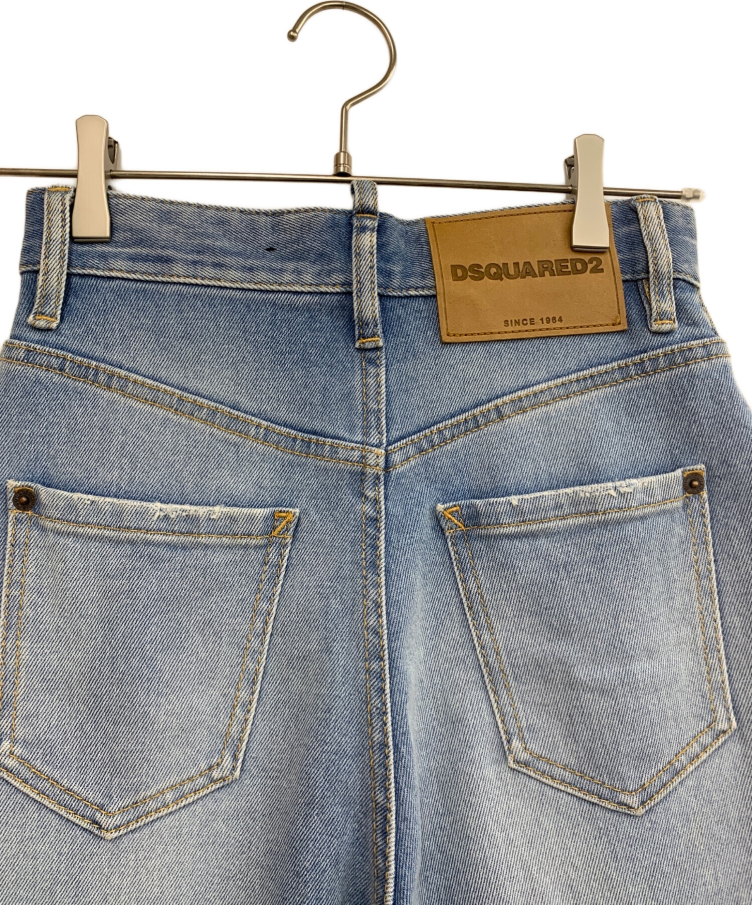 中古・古着通販】DSQUARED2 (ディースクエアード) ワイドデニムパンツ
