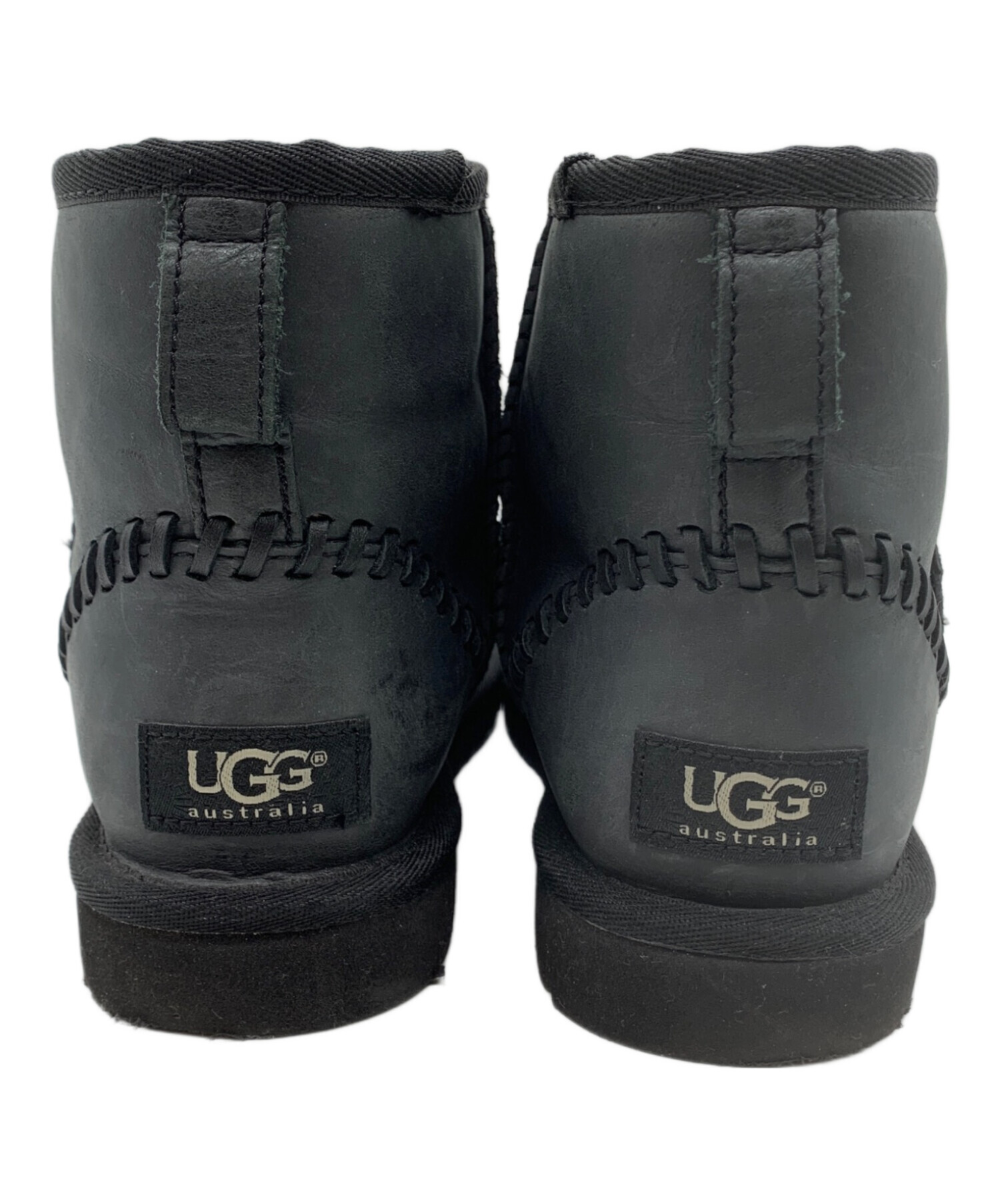 中古・古着通販】UGG (アグ) ショートブーツ ブラック サイズ:23