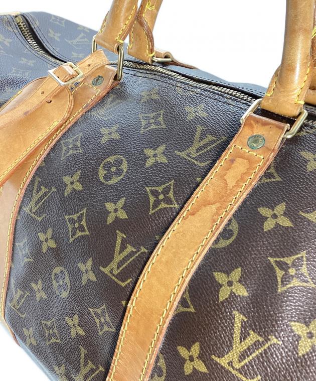 ルイ・ヴィトン ボストンバッグ ブラウン 中古・古着通販】LOUIS VUITTON (ルイ ヴィトン) ボストンバッグ