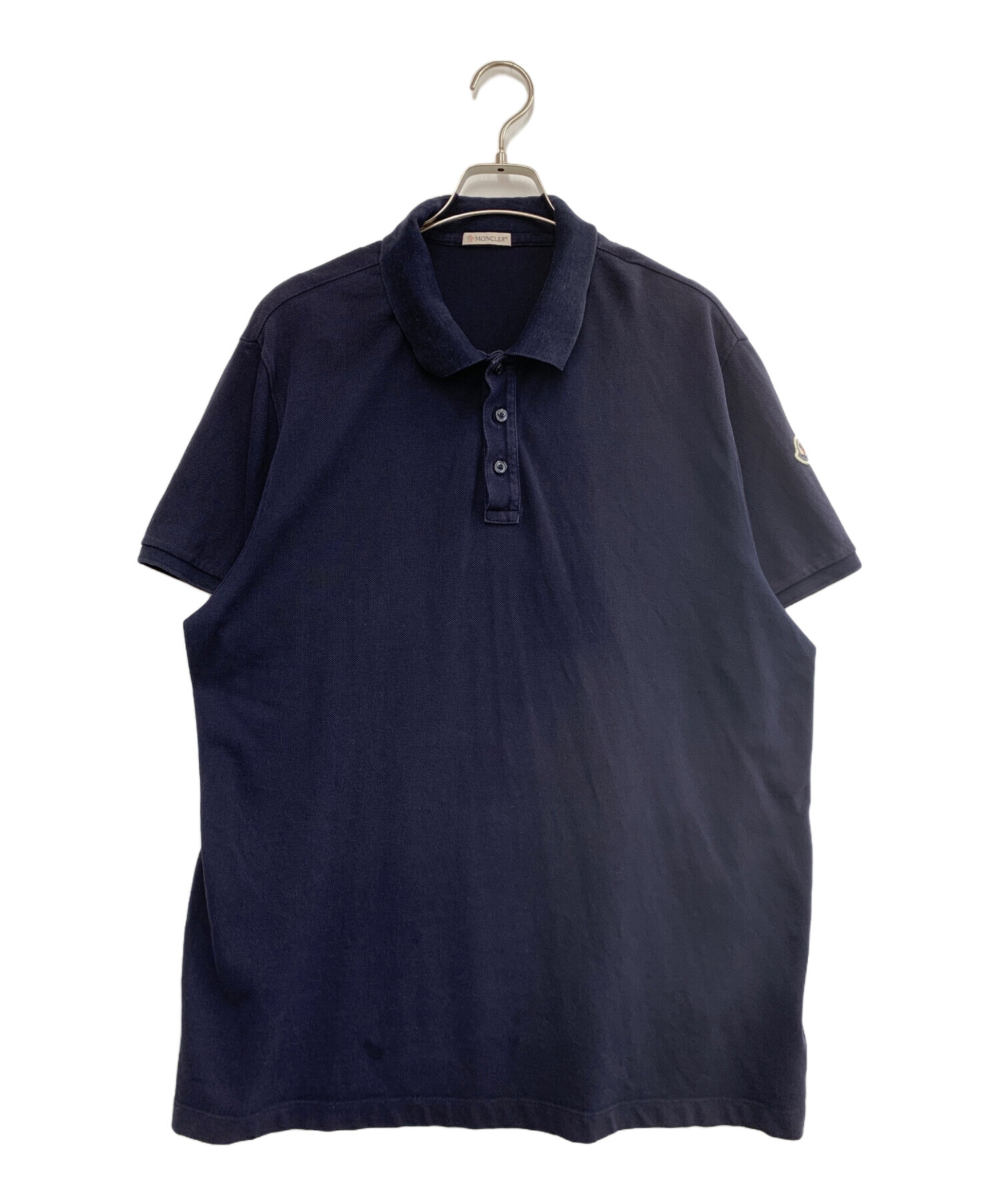 MONCLER モンクレール C-SCOM ポロシャツ 半袖 XXL ブラック MONCLER (モンクレール) ワンポイント 半袖 ポロシャツ メンズ S M L