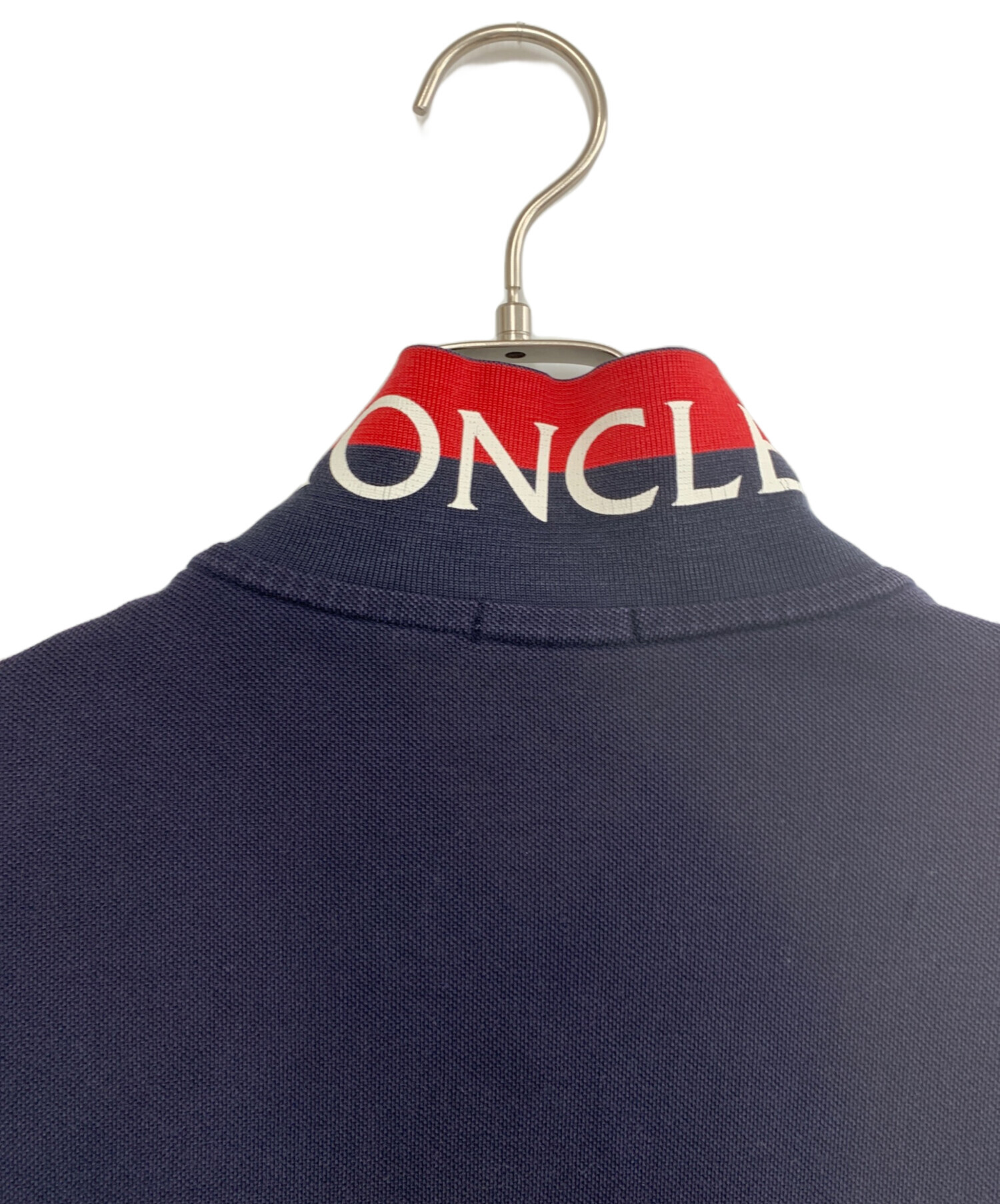 中古・古着通販】MONCLER (モンクレール) ポロシャツ ネイビー サイズ