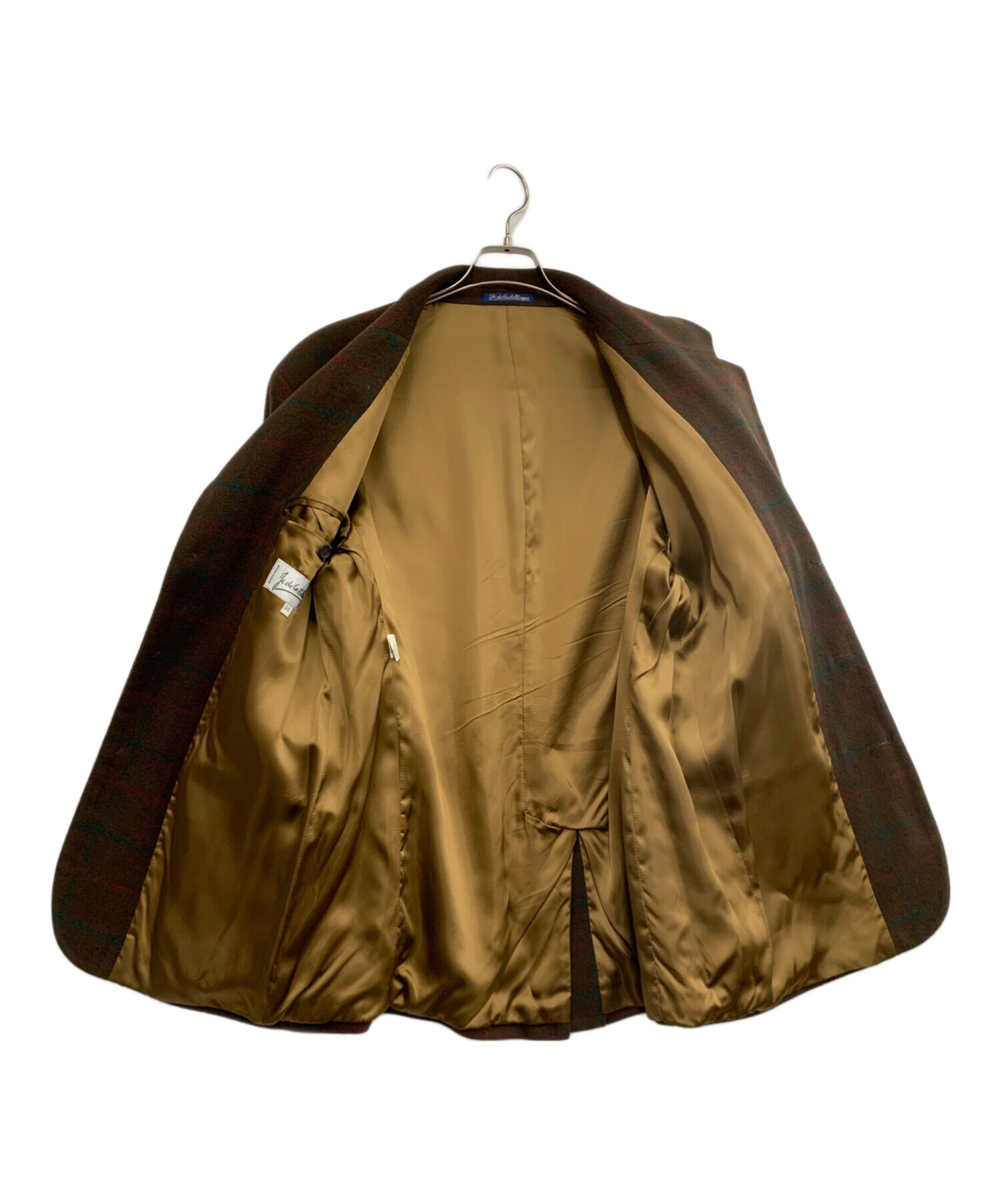 カステルバジャック Castelbajac コート サイズ52 ネイビー×ブラウン メンズ 冬物 カステルバジャック (3L) 春夏 2024 ストレッチ・メッシュ ブルゾン 52