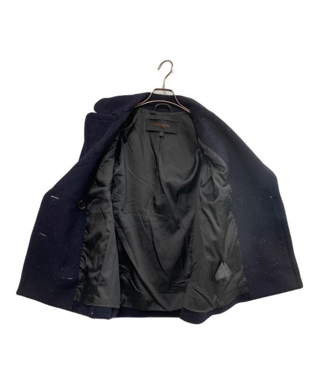 中古・古着通販】COACH (コーチ) Pコート ネイビー サイズ:XS