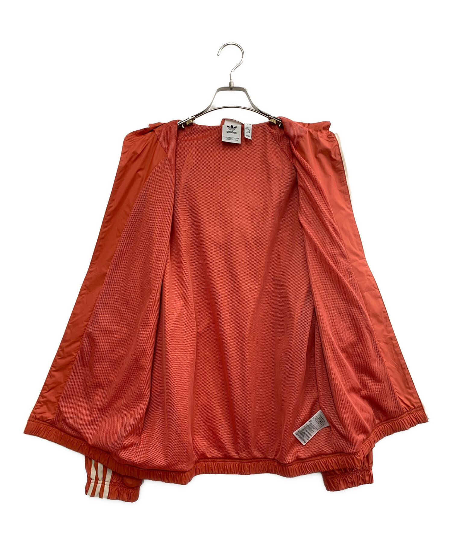 中古・古着通販】adidas (アディダス) ジップブルゾン オレンジ サイズ