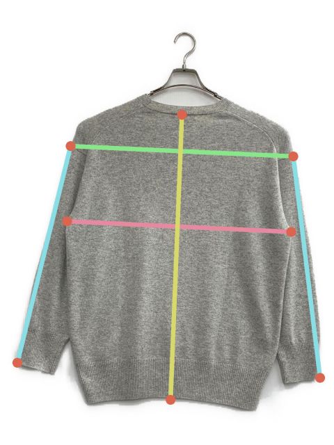 ebureエブール☆クロップド丈ニットライトグレー新品未使用 item304103710601-1-2.jpg