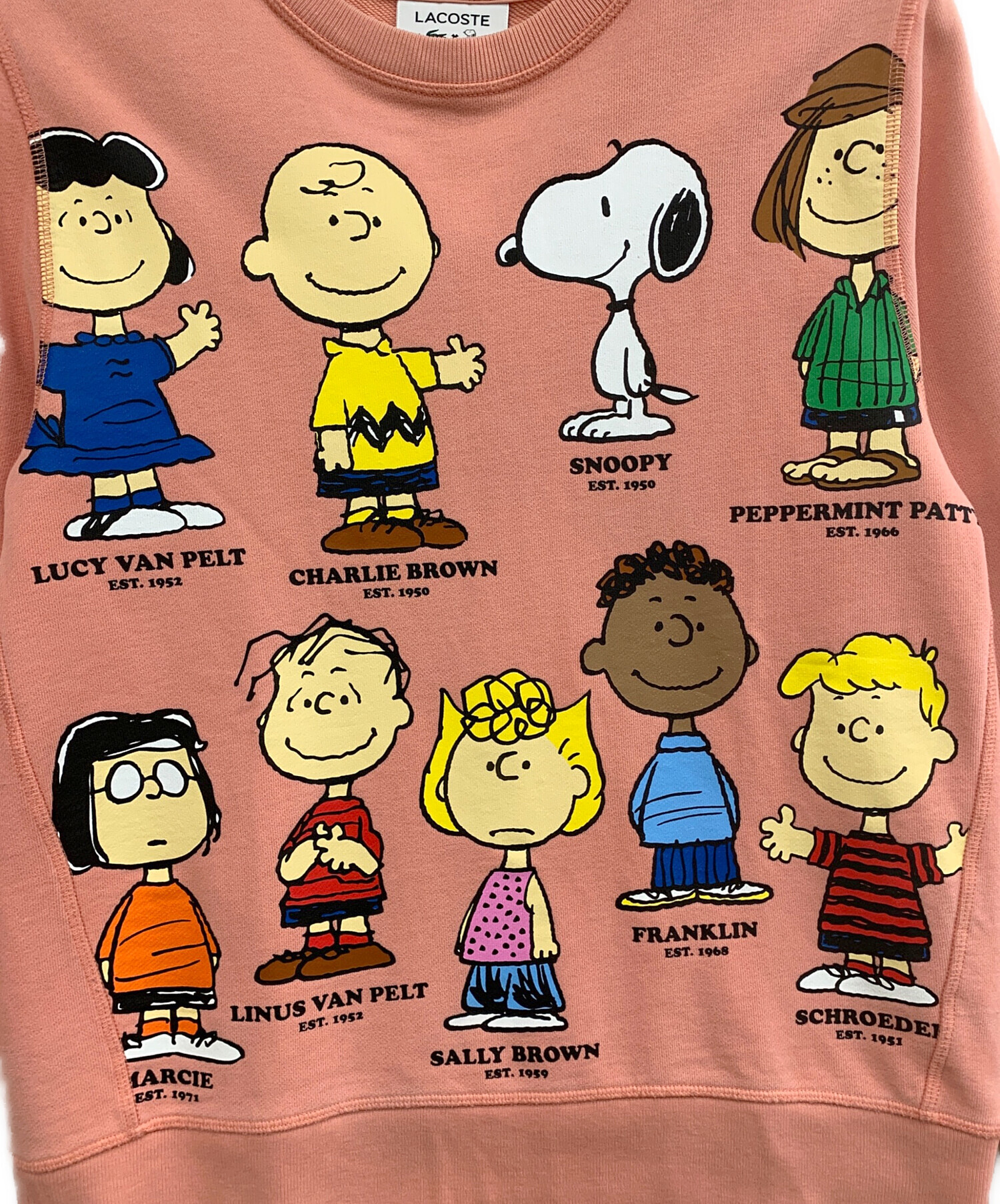 中古・古着通販】LACOSTE (ラコステ) PEANUTS (ピーナッツ) クルー