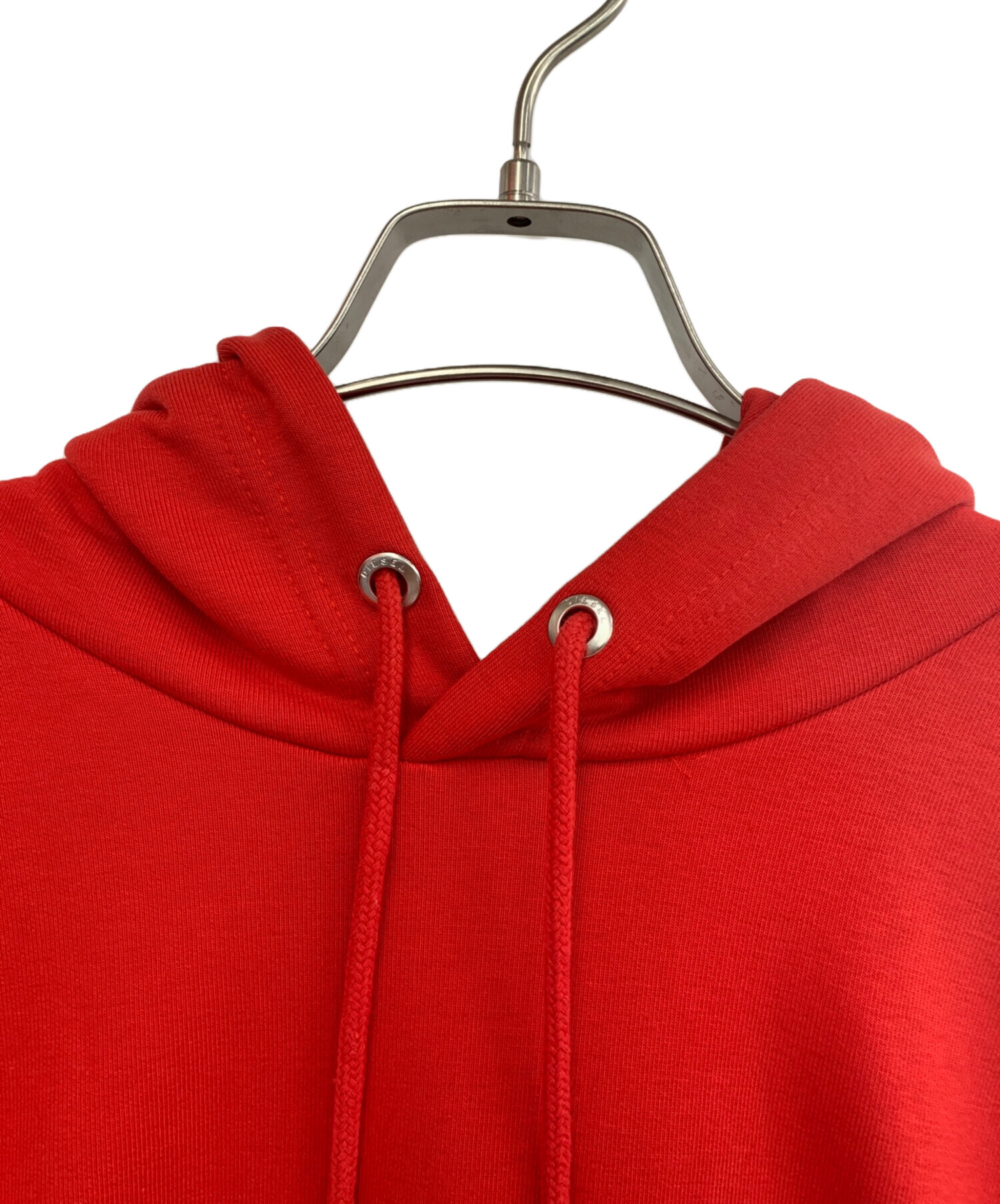 中古・古着通販】DIESEL (ディーゼル) プルオーバーパーカー レッド