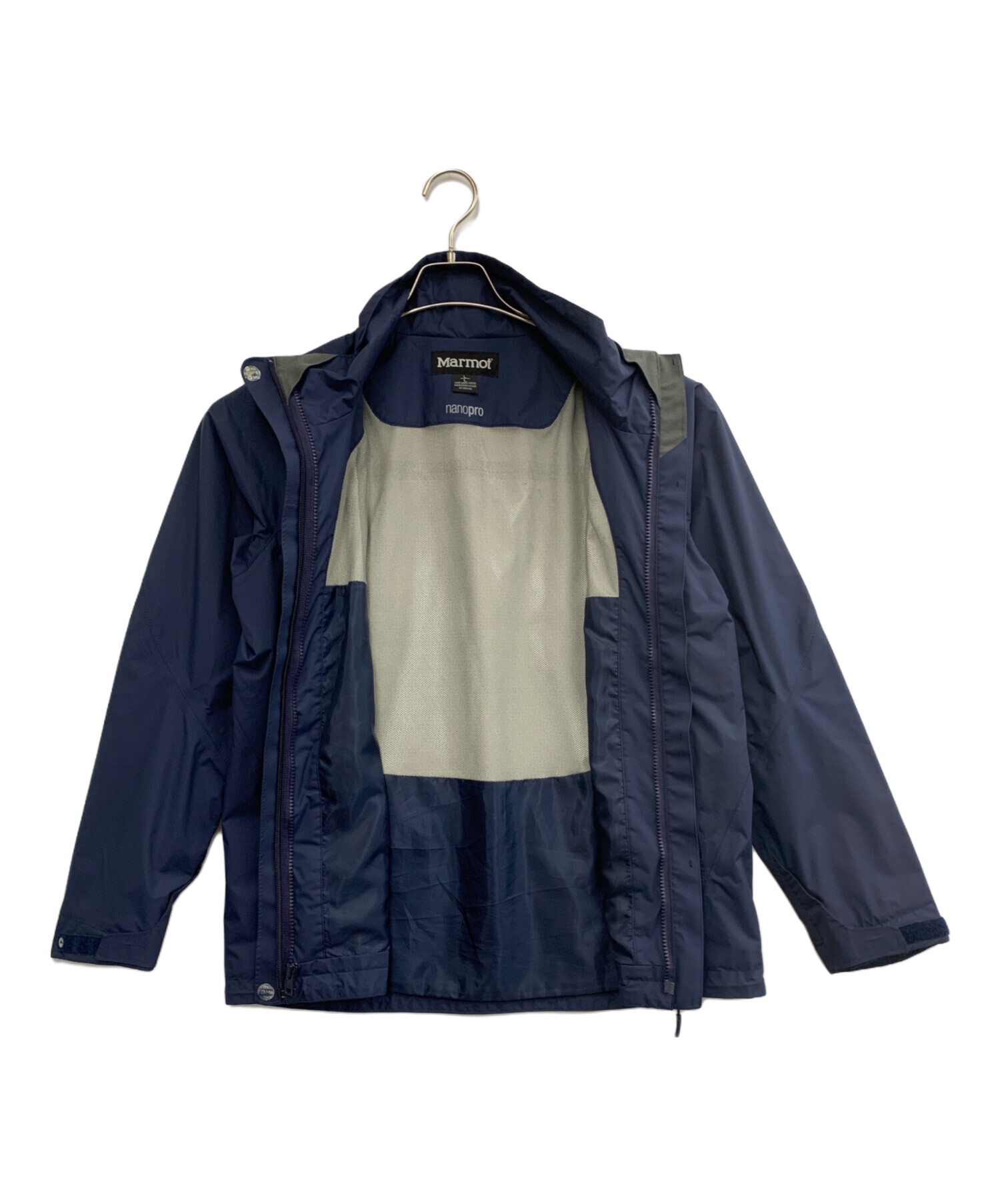中古・古着通販】MARMOT (マーモット) ナイロンジャケット ネイビー 