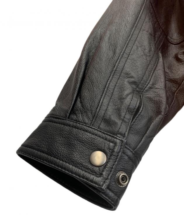 中古・古着通販】wilsons (ウィルソンズ) レザージャケット ブラック