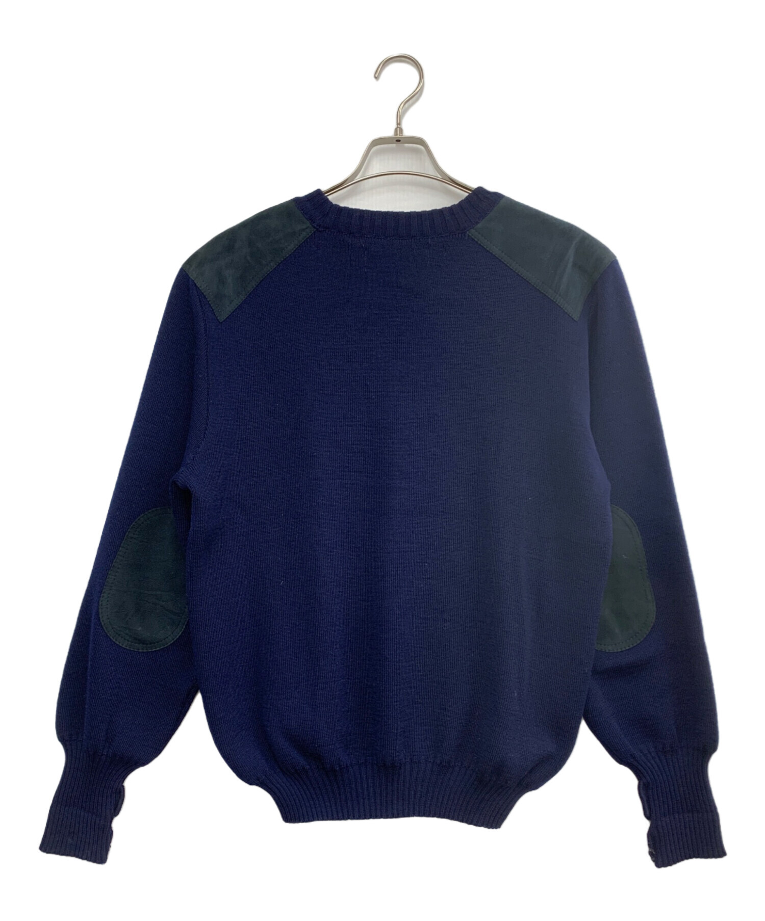 BURBERRYS バーバリー　ニット　エルボーパッチ　肘当て 中古・古着通販】Burberry's (バーバリーズ) エルボーパッチニット