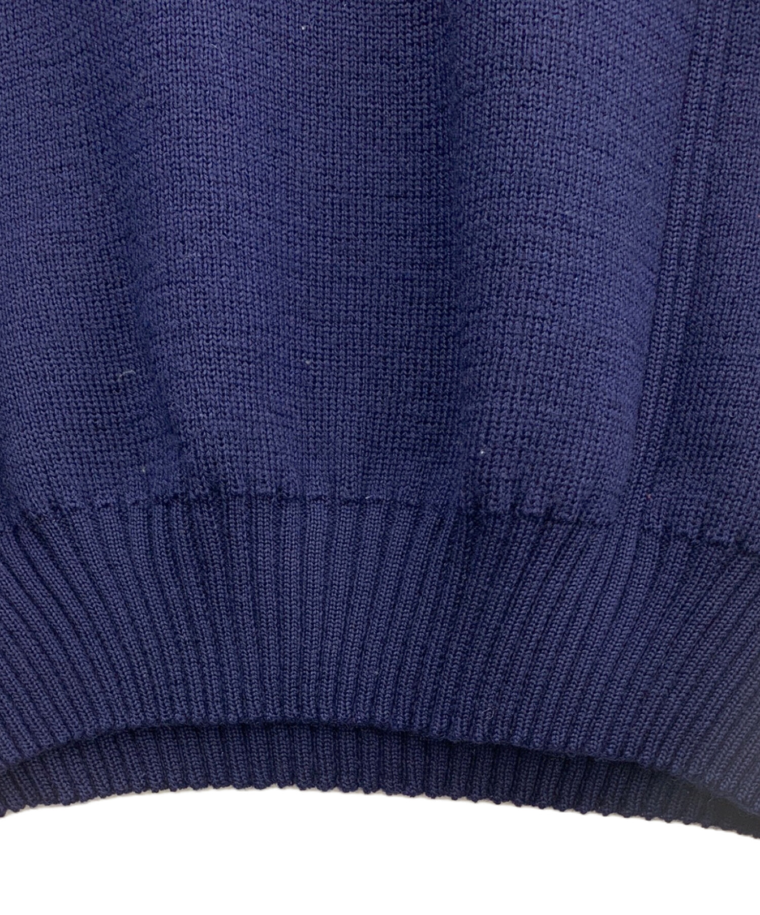 Burberry ネイビー セーター Lサイズ 中古・古着通販】Burberry's (バーバリーズ) エルボーパッチニット