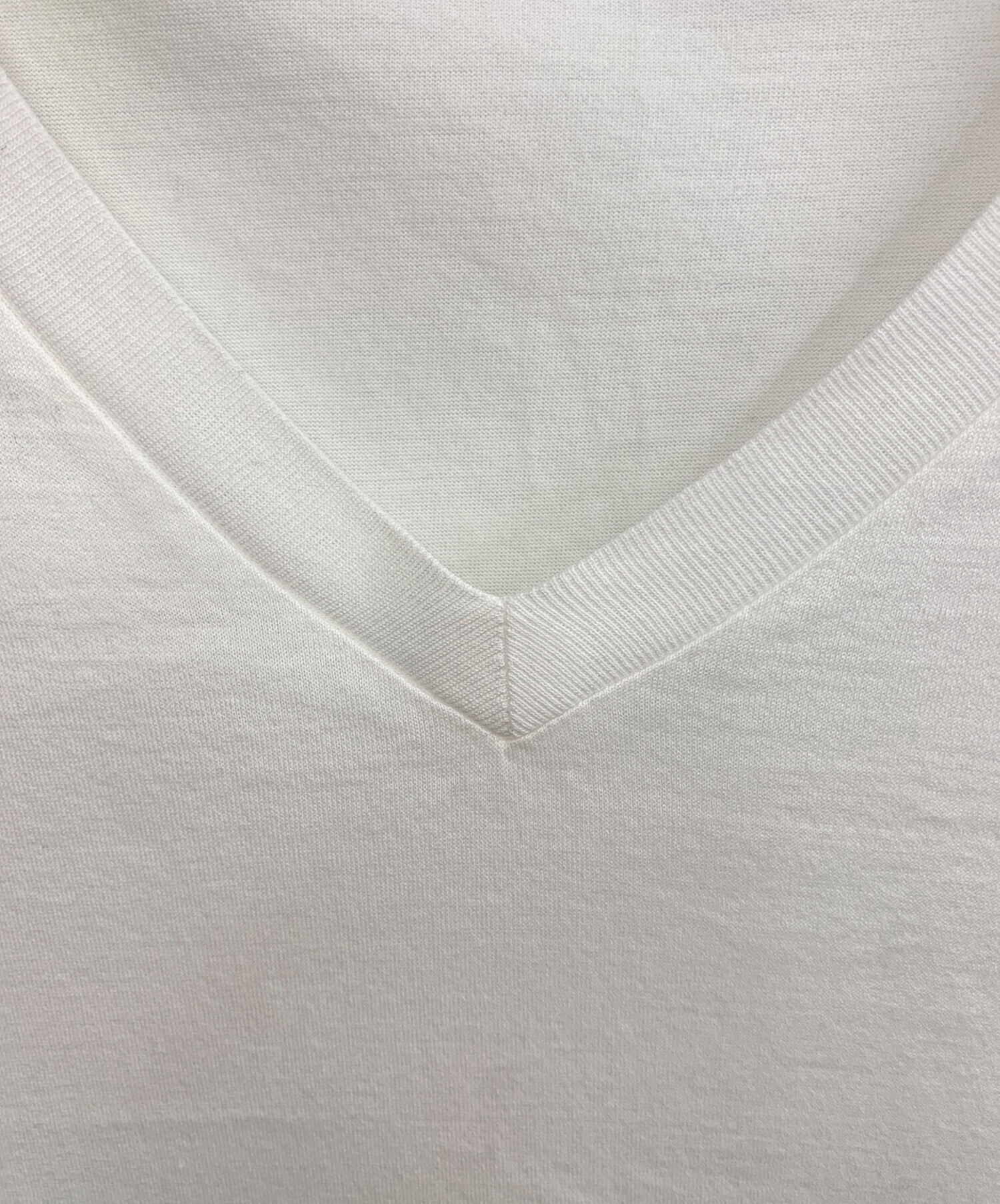 中古・古着通販】Dior (ディオール) Bee刺繍VネックTシャツ ホワイト 