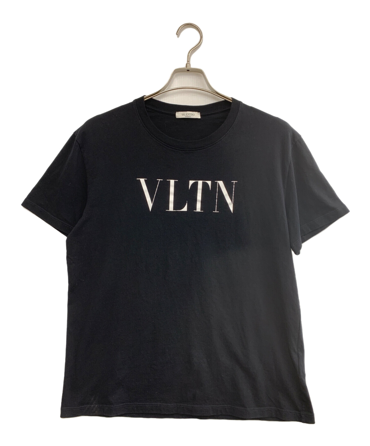 VALENTINO】ヴァレンティノロゴTシャツ黒Mサイズ