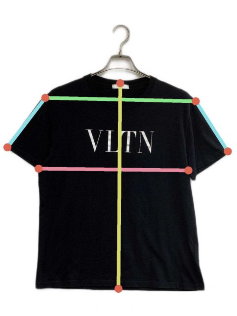 中古・古着通販】VALENTINO (ヴァレンティノ) ロゴプリントTシャツ