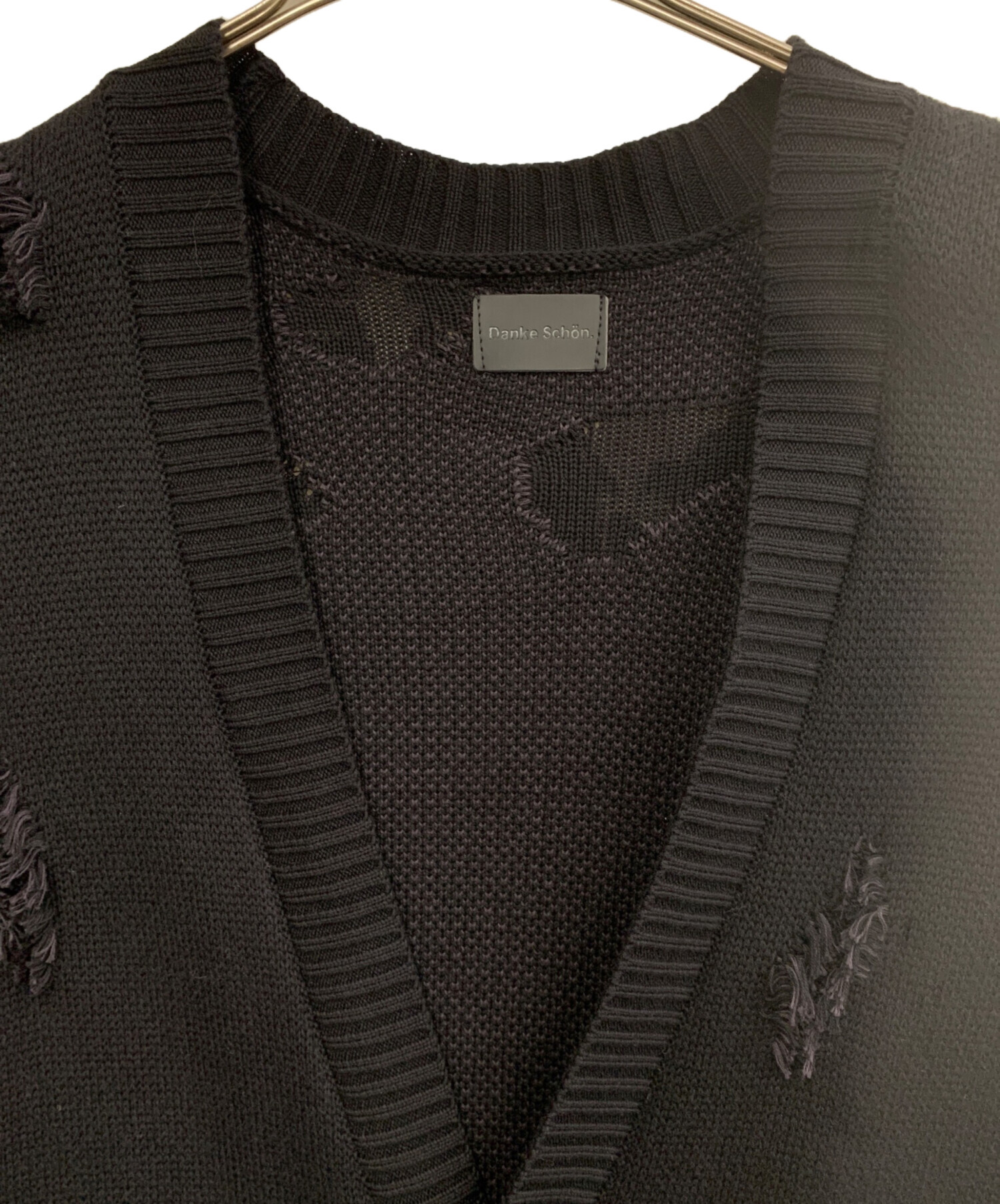 中古・古着通販】DANKE SCHON (ダンケ シェーン) ダメージニット