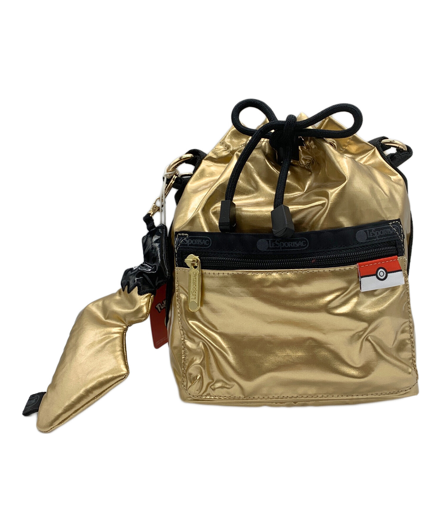 レスポートサック リュック バック ゴールド 中古品 新品（元値29,000 