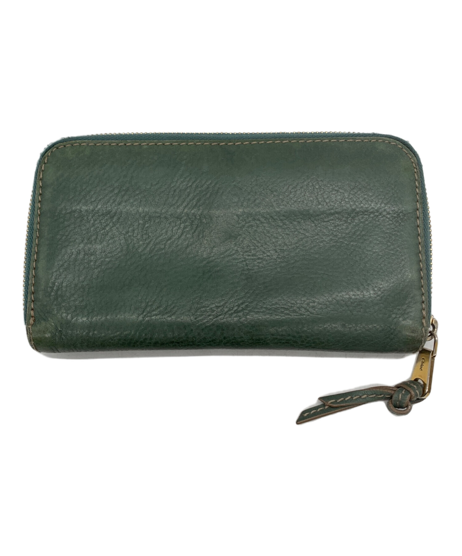Chloe クロエ MARCIE 長財布 フラップウォレット ペールグリーン