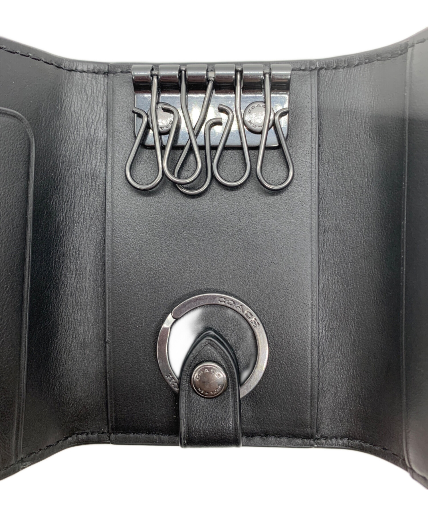 中古・古着通販】COACH (コーチ) 5連キーケース ブラック｜ブランド