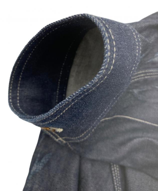 中古・古着通販】KYOU (キョウ) デニムジップジャケット ネイビー