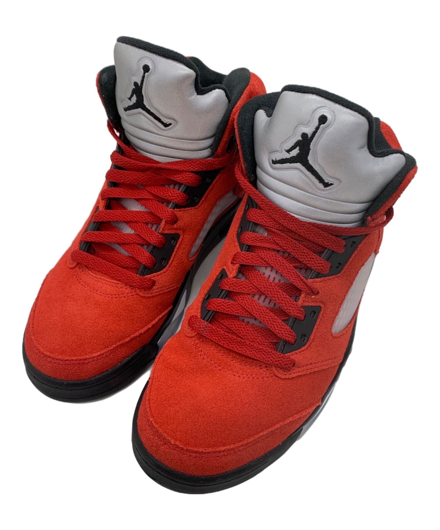 中古・古着通販】NIKE (ナイキ) AIR JORDAN 5 RETRO レッド(Toro Bravo 