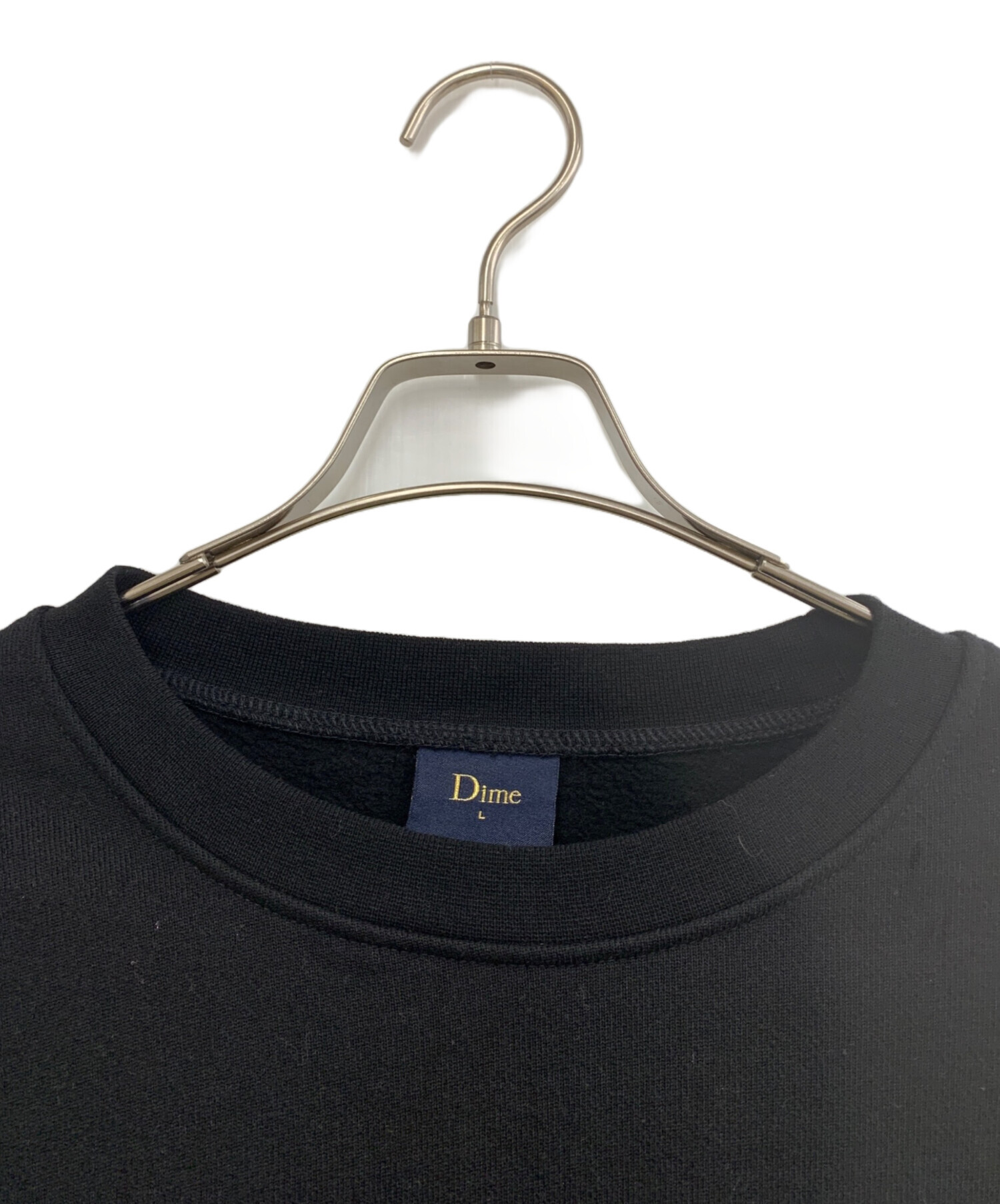 中古・古着通販】Dime (ダイム) スモールロゴスウェット ブラック 
