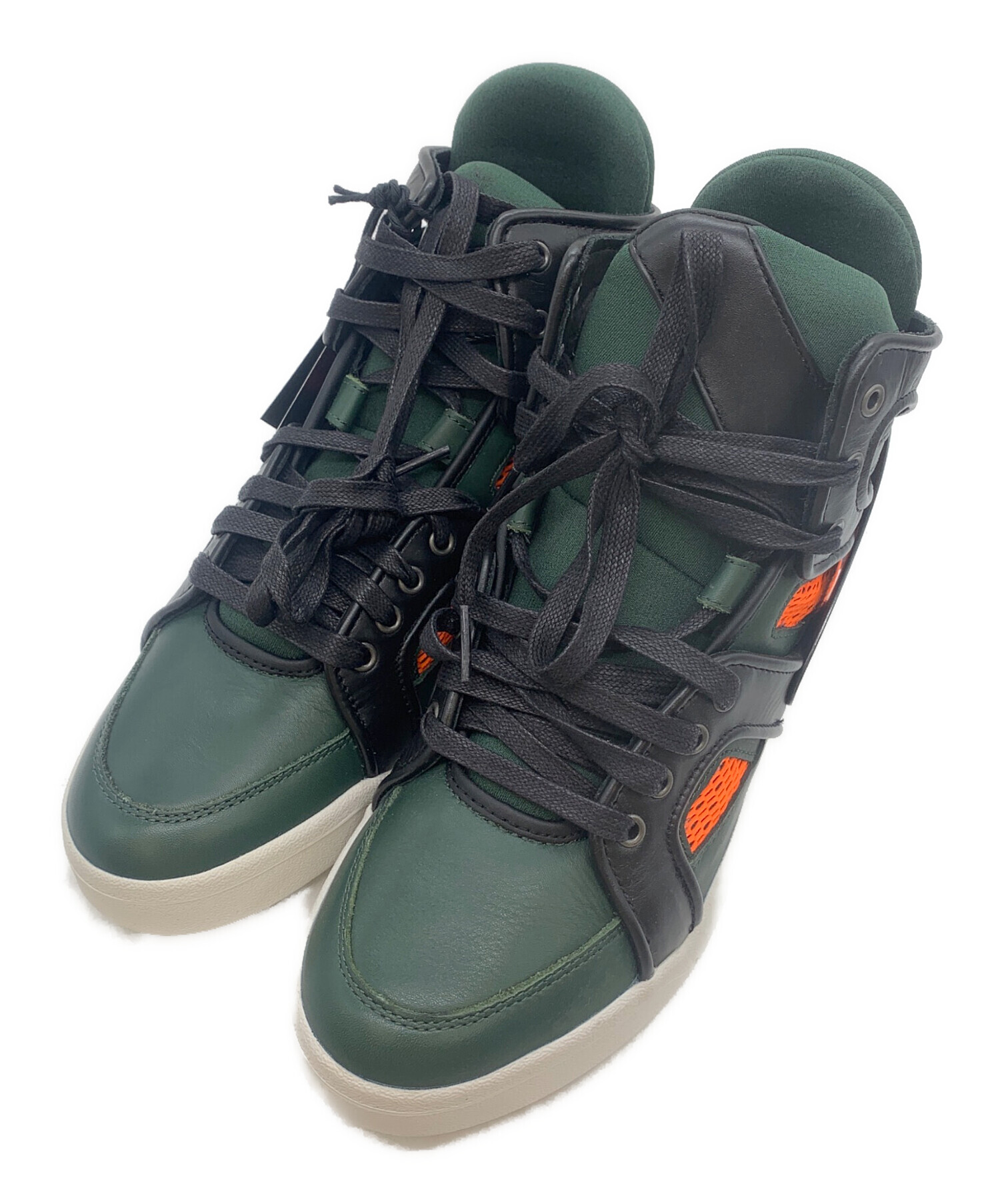 中古・古着通販】DIESEL (ディーゼル) スニーカー グリーン サイズ:27 