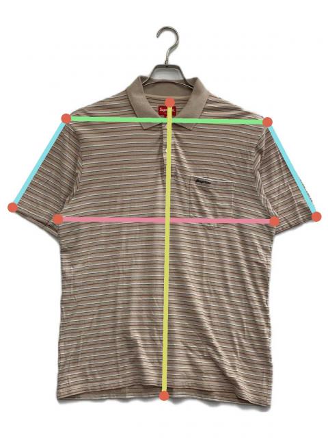 中古・古着通販】SUPREME (シュプリーム) 半袖ポロシャツ ベージュ