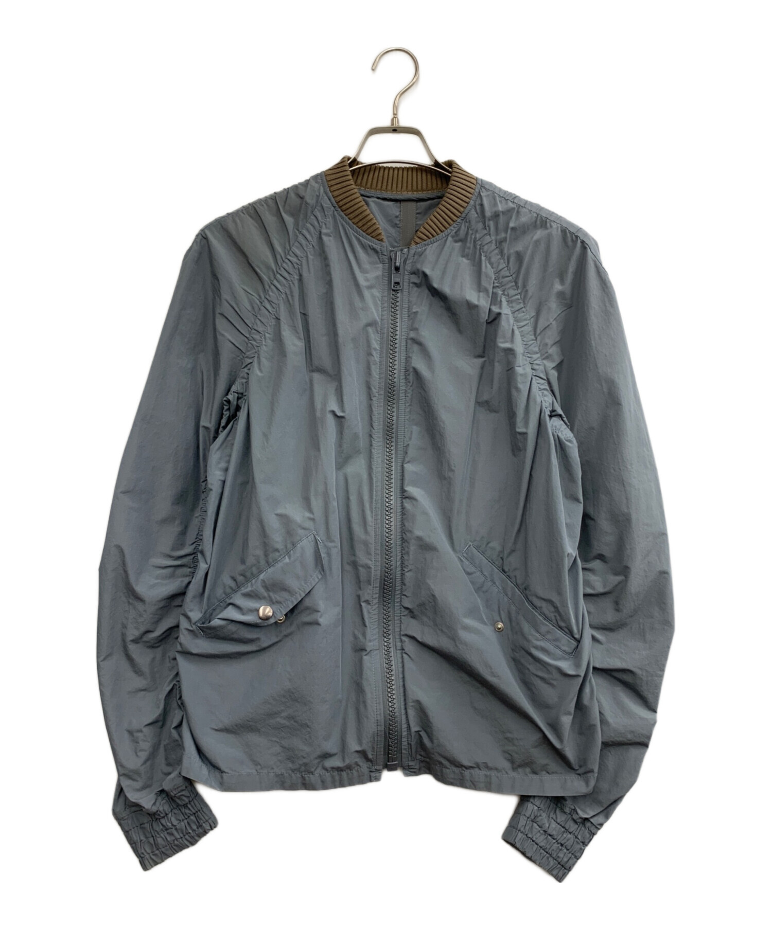 中古・古着通販】KOLOR (カラー) パッカリングブルゾン グレー サイズ 