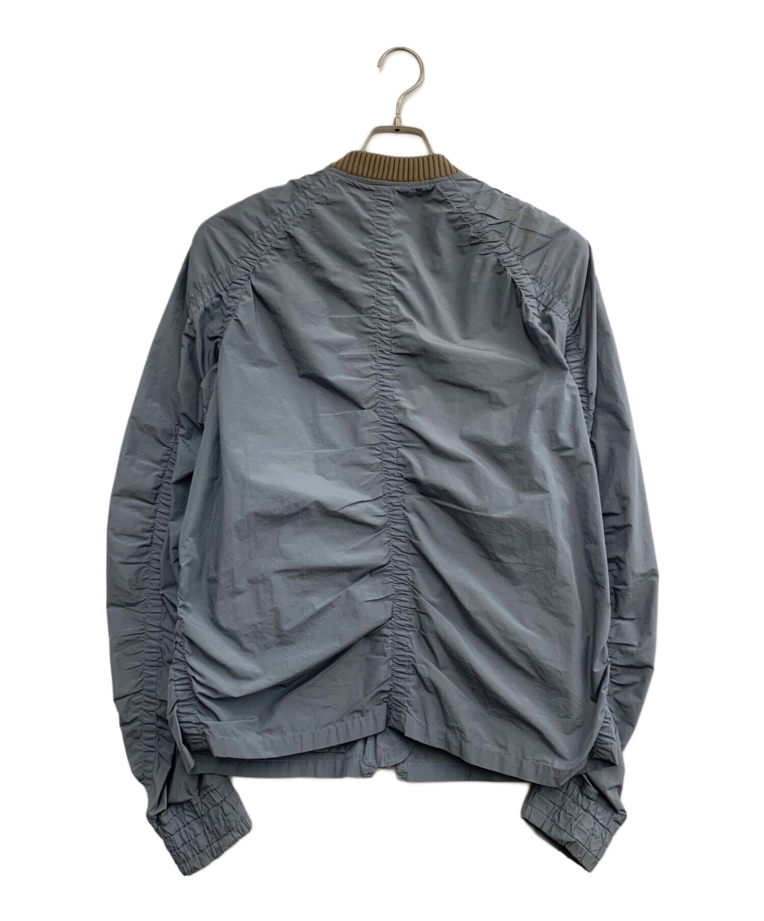 中古・古着通販】KOLOR (カラー) パッカリングブルゾン グレー サイズ 