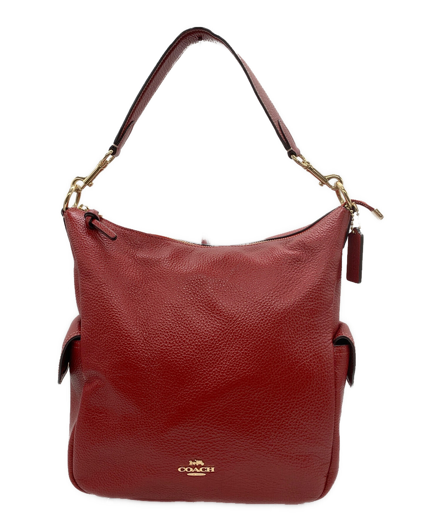 中古・古着通販】COACH (コーチ) 2WAYショルダーバッグ レッド 