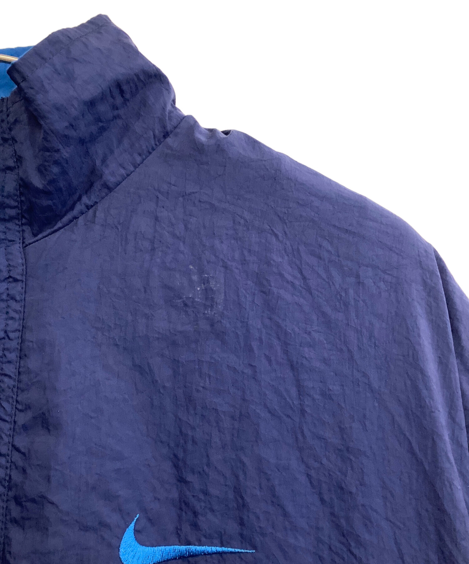 中古・古着通販】NIKE (ナイキ) ナイロンジャケット ブルー