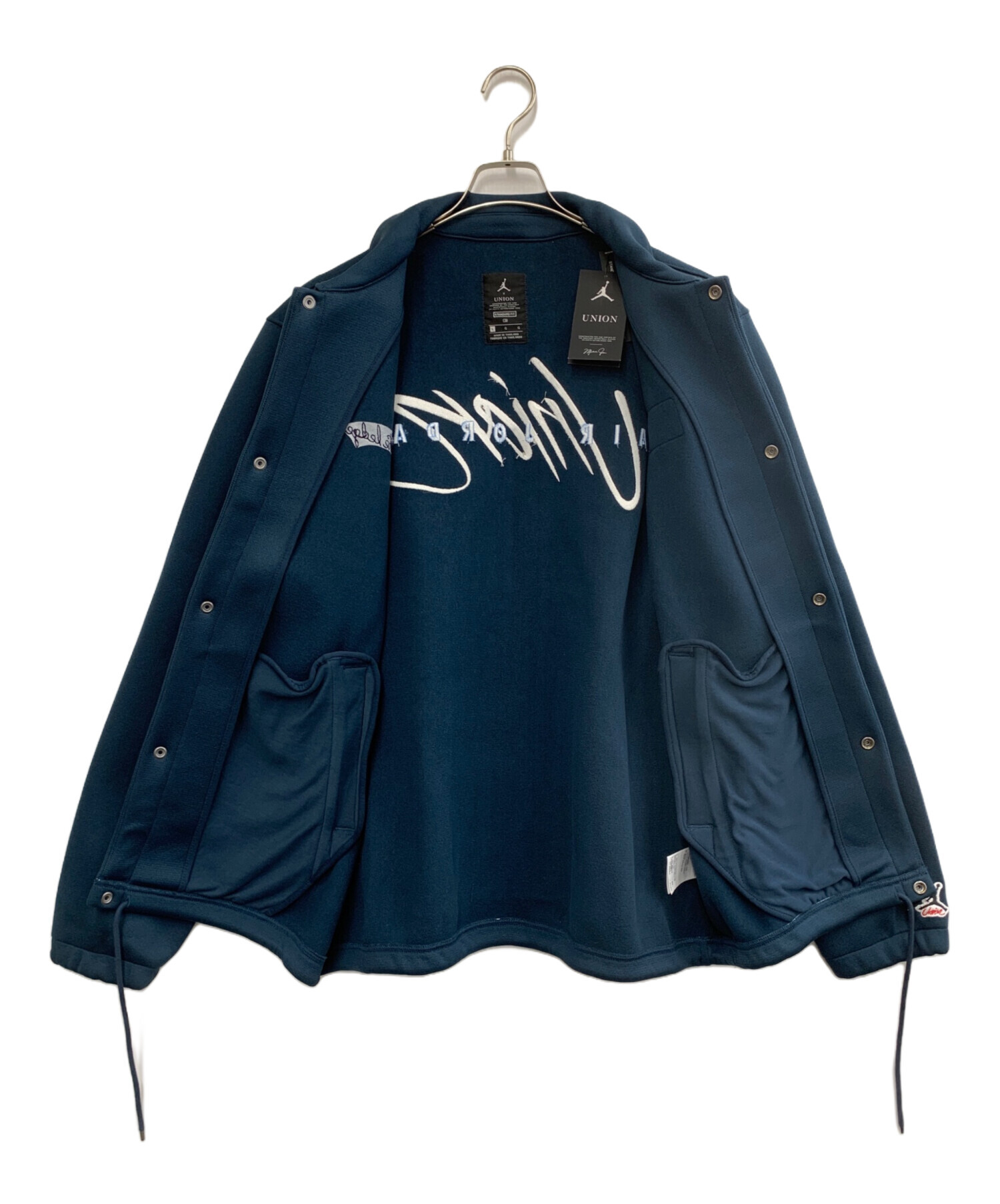 Union × JORDAN ジャケット　ネイビー　Lサイズ 中古・古着通販】JORDAN (ジョーダン) UNION (ユニオン) ジャケット