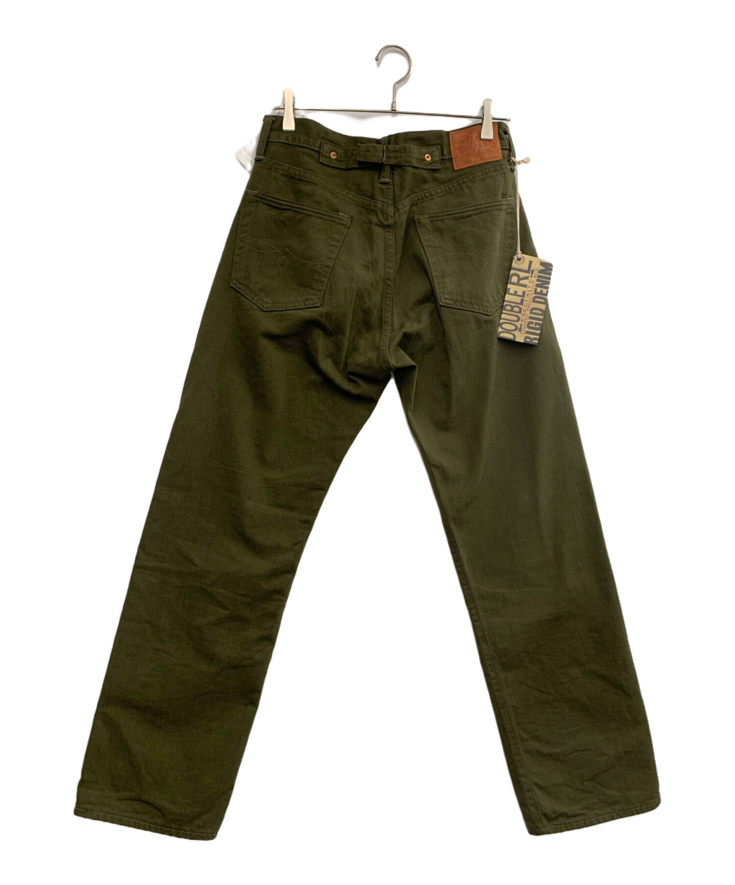 中古・古着通販】RRL (ダブルアールエル) デニムパンツ カーキ サイズ