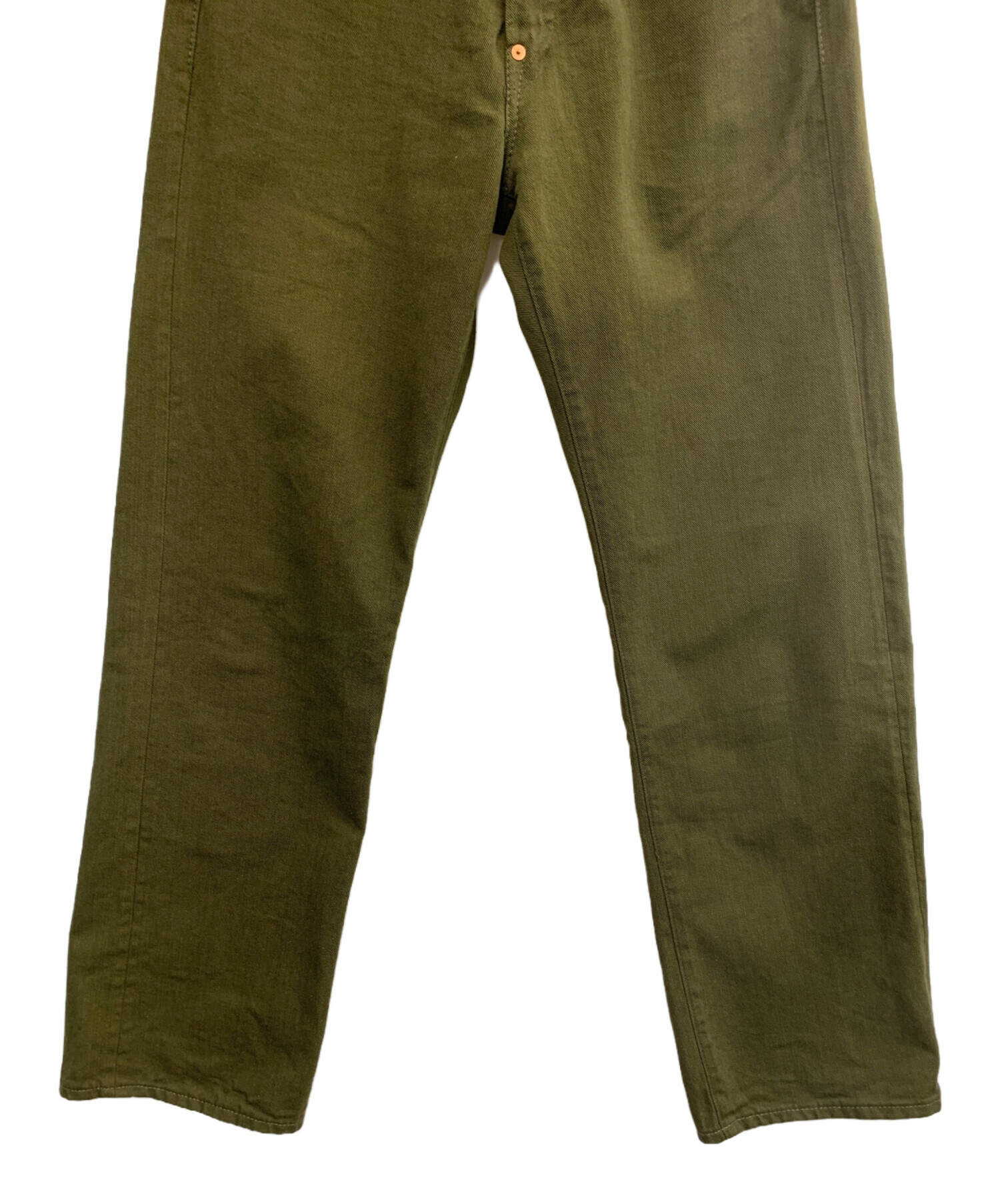 中古・古着通販】RRL (ダブルアールエル) デニムパンツ カーキ サイズ