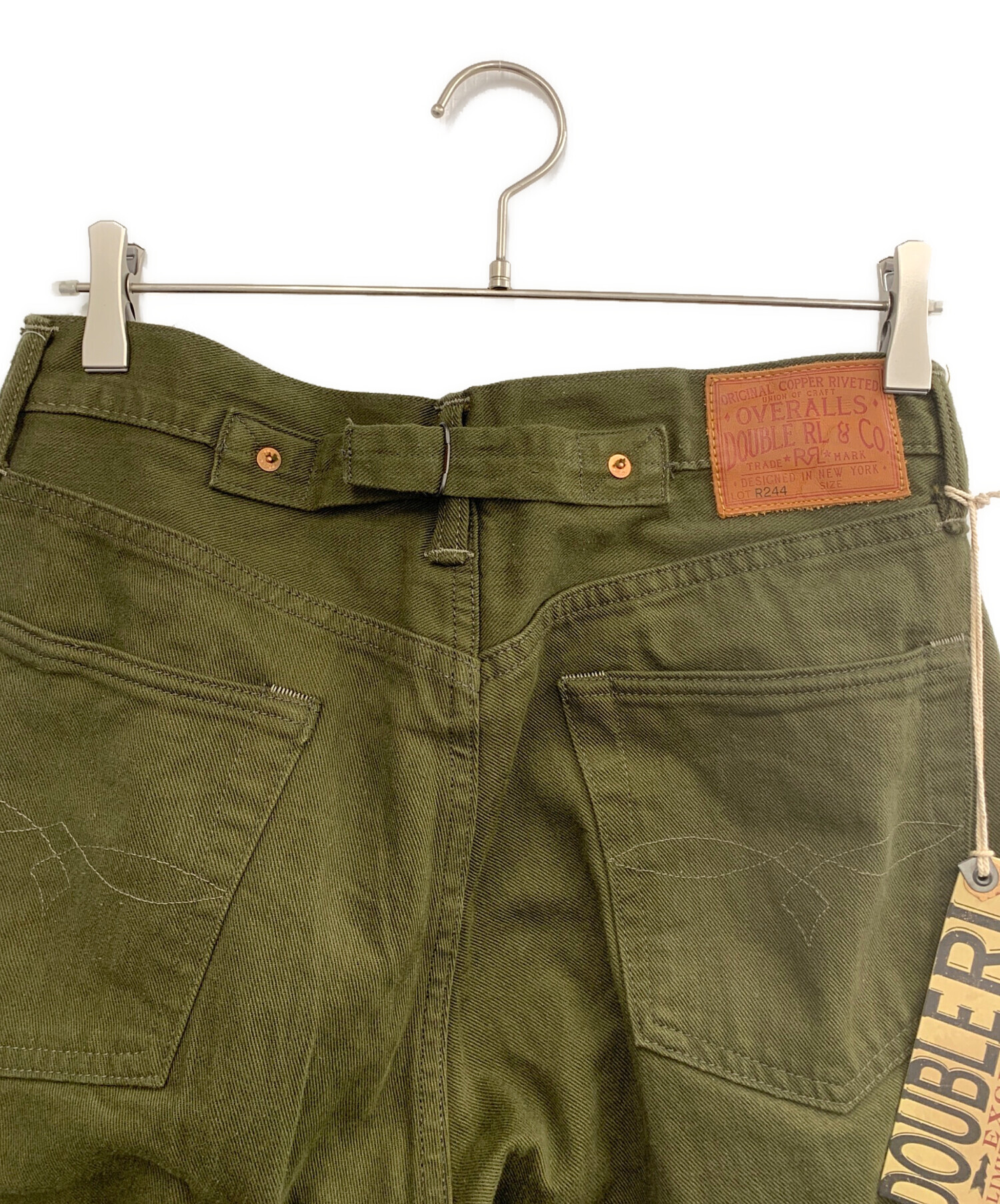 中古・古着通販】RRL (ダブルアールエル) デニムパンツ カーキ サイズ