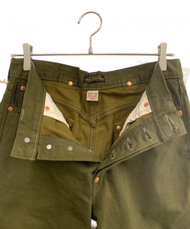 中古・古着通販】RRL (ダブルアールエル) デニムパンツ カーキ サイズ