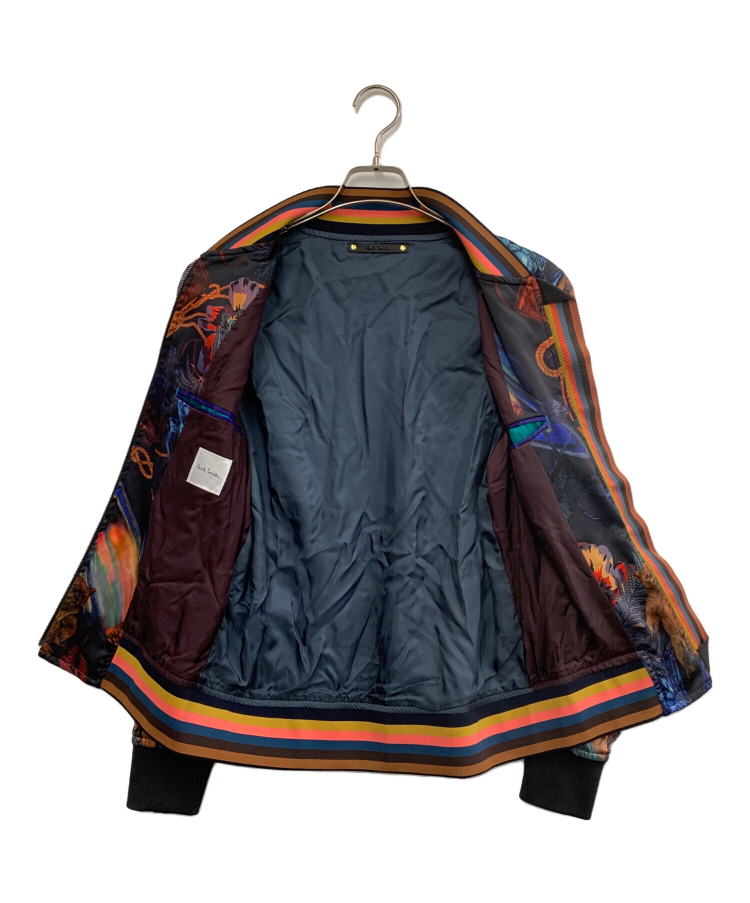 中古・古着通販】PAUL SMITH (ポールスミス) 総柄ブルゾン ブラック