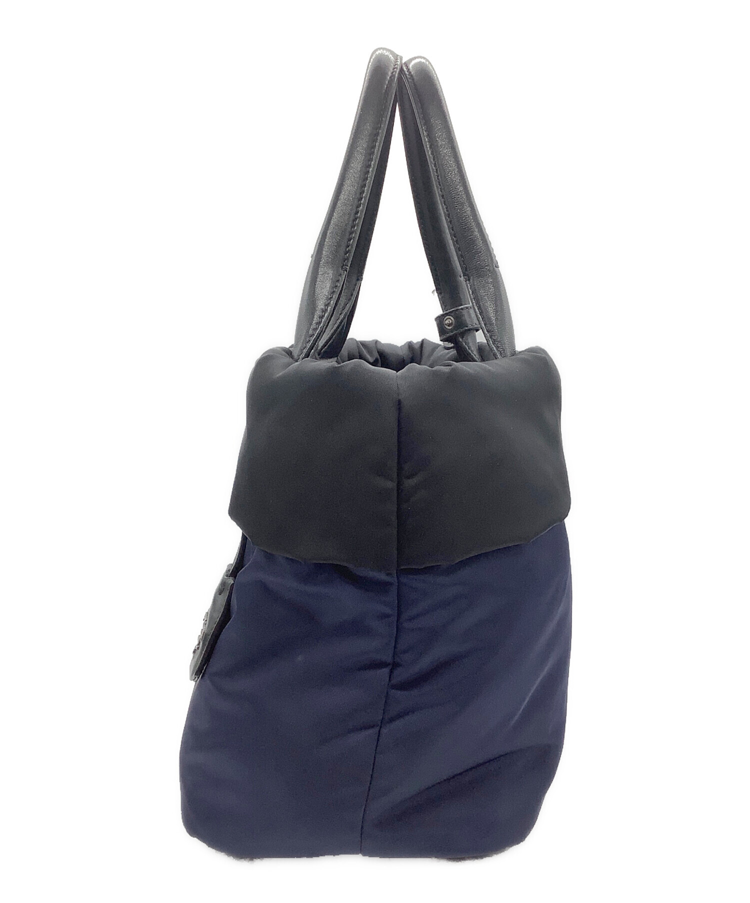 中古・古着通販】PRADA (プラダ) ナイロンバッグ ネイビー×ブラック