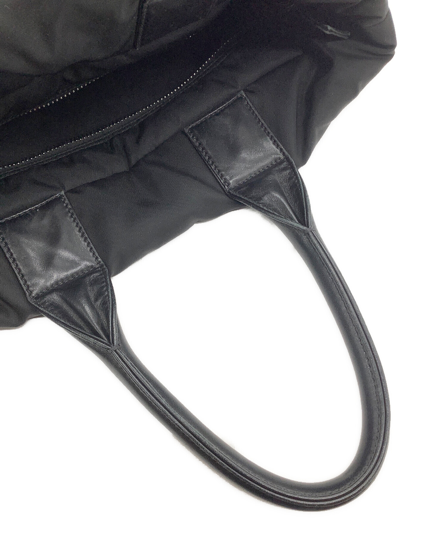 中古・古着通販】PRADA (プラダ) ナイロンバッグ ネイビー×ブラック