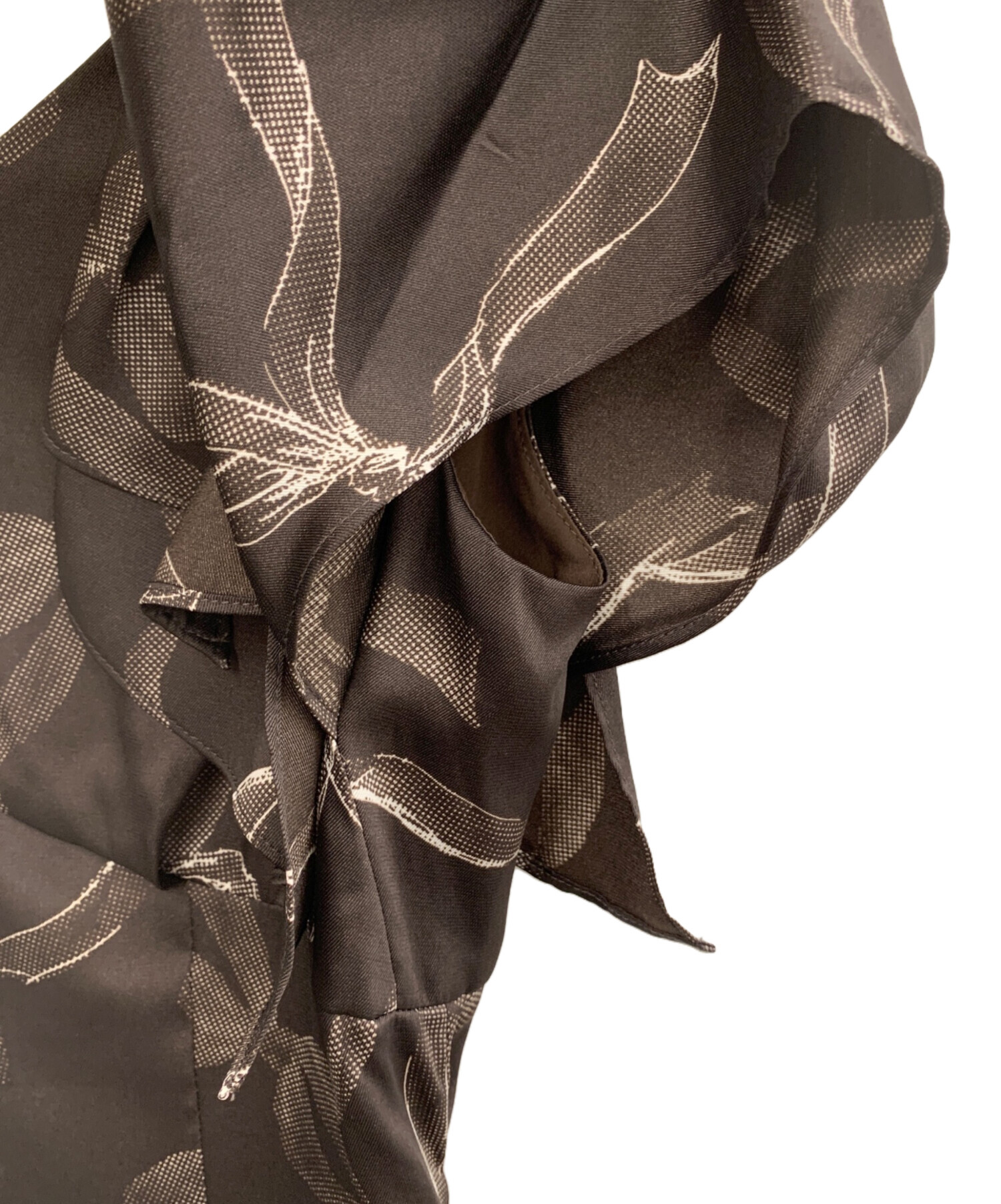 SNIDEL スナイデル　リボンスリーブデザインワンピース　ブラウン1 SNIDEL ワンピース リボンスリーブデザインワンピース : ZOZOTOWN